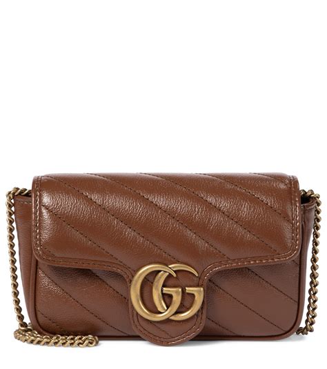 gucci marmont mini marrom